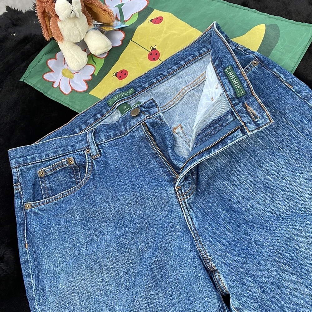 Lauren Jeans Company Ralph Lauren Classic Bootcut Denim Blue Jeans Womens 10 - Picture 10 of 16